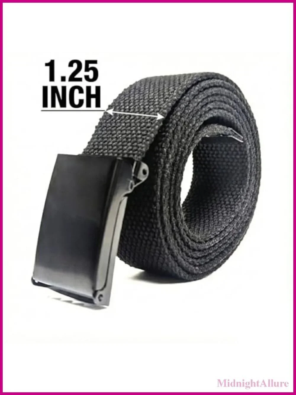Canvas Web Belt Cut to Fit Up to 57